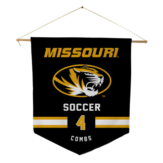 Missouri - NCAA Women's Soccer : Callaway Combs - Pennant - 18" x 21"-0