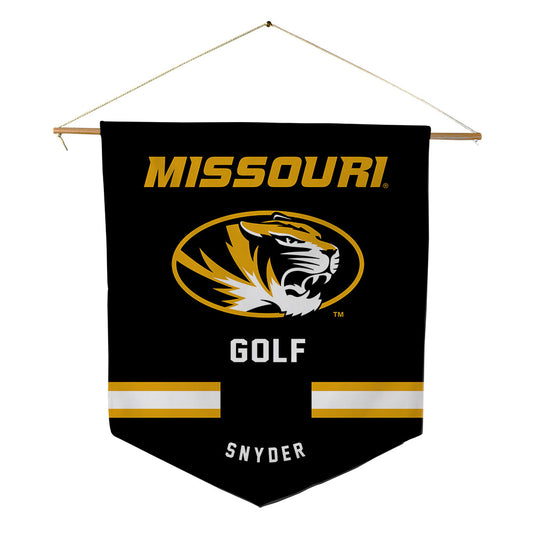 Missouri - NCAA Men's Golf : Brock Snyder - Pennant - 18" x 21"-0