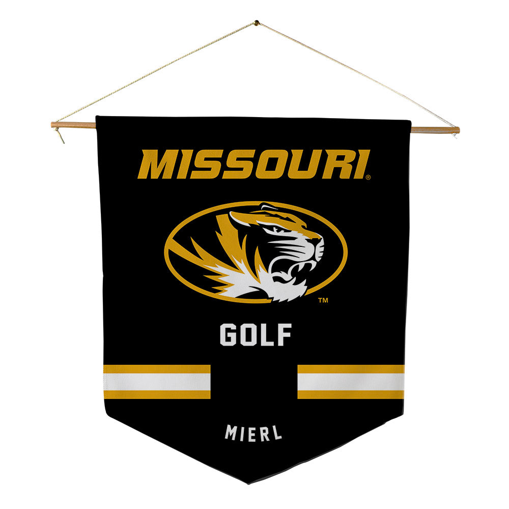 Missouri - NCAA Men's Golf : Trevor Mierl - Pennant - 18" x 21"-0