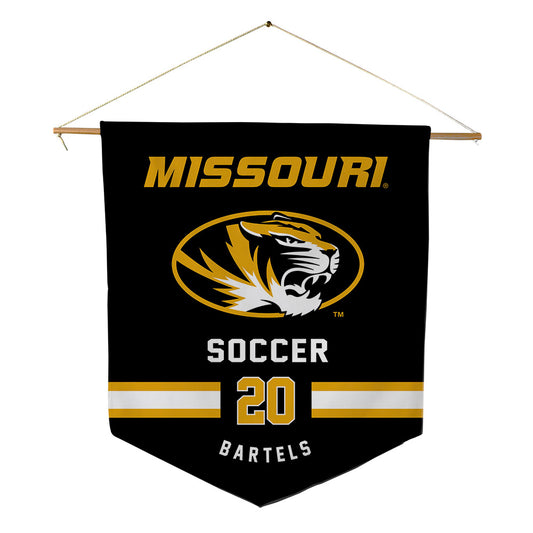 Missouri - NCAA Women's Soccer : Jenna Bartels - Pennant - 18" x 21"-0