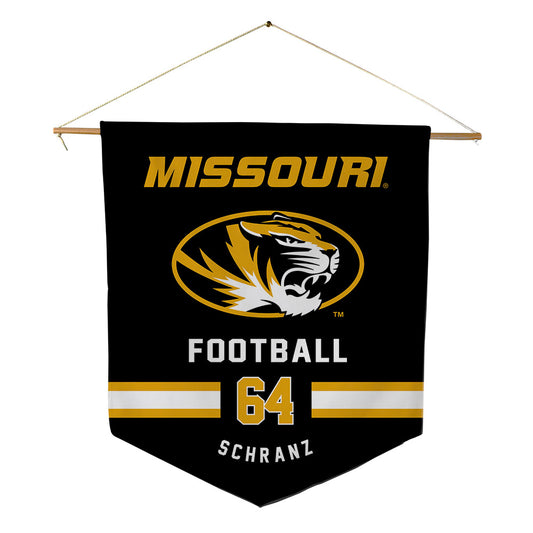 Missouri - NCAA Football : Joseph Schranz - Pennant - 18" x 21"-0