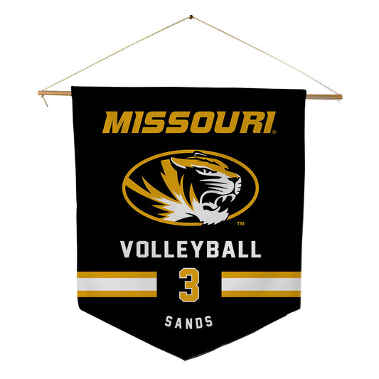 Missouri - NCAA Women's Volleyball : Maya Sands - Pennant - 18" x 21"-0