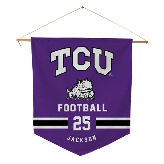 TCU - NCAA Football : Elijah Jackson - Pennant - 18" x 21"-0