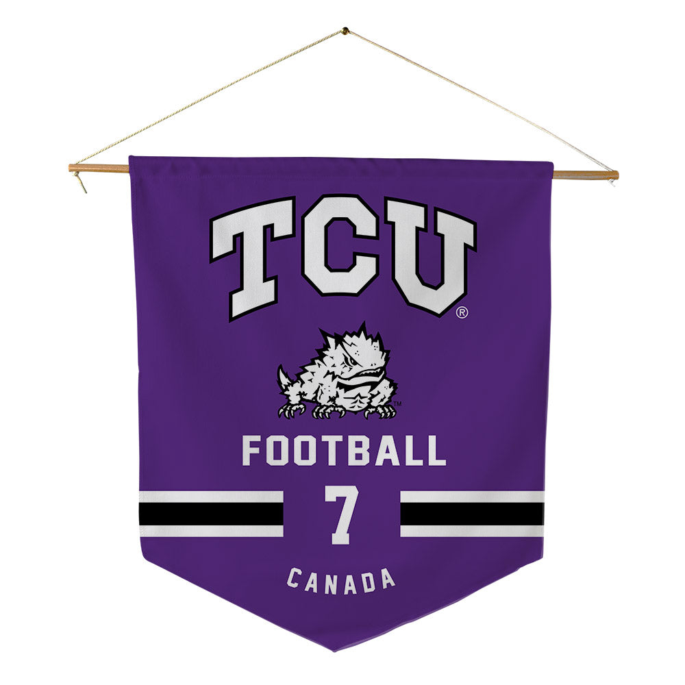 TCU - NCAA Football : Channing Canada - Pennant - 18" x 21"-0