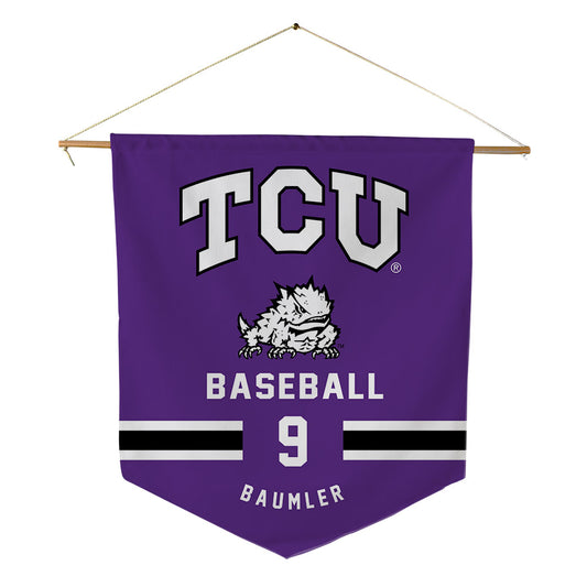 TCU - NCAA Baseball : Trever Baumler - Pennant - 18" x 21"-0