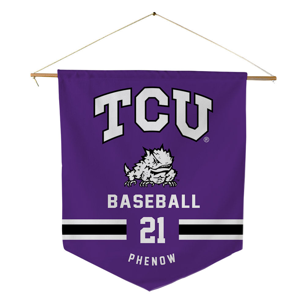 TCU - NCAA Baseball : Tyler Phenow - Pennant - 18" x 21"-0