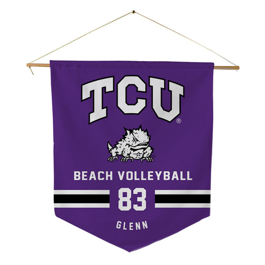 TCU - NCAA Beach Volleyball : Natalie Glenn - Pennant - 18" x 21"-0