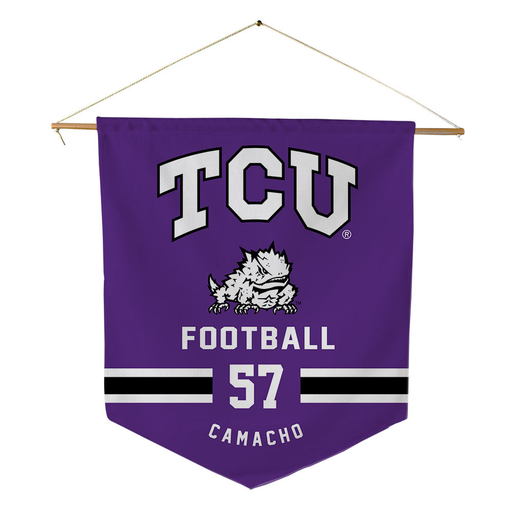 TCU - NCAA Football : Samir Camacho - Pennant - 18" x 21"-0