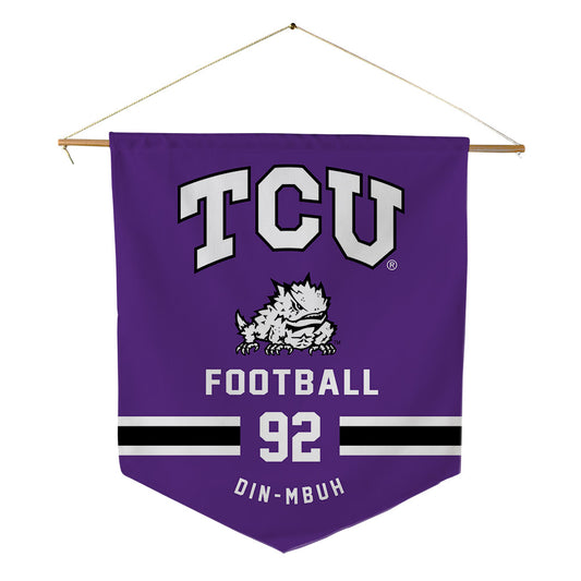 TCU - NCAA Football : Ansel Din-Mbuh - Pennant - 18" x 21"-0