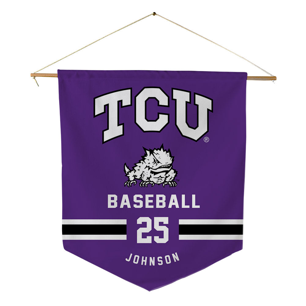 TCU - NCAA Baseball : Nolan Johnson - Pennant - 18" x 21"-0