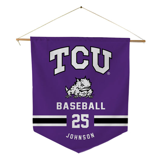TCU - NCAA Baseball : Nolan Johnson - Pennant - 18" x 21"-0