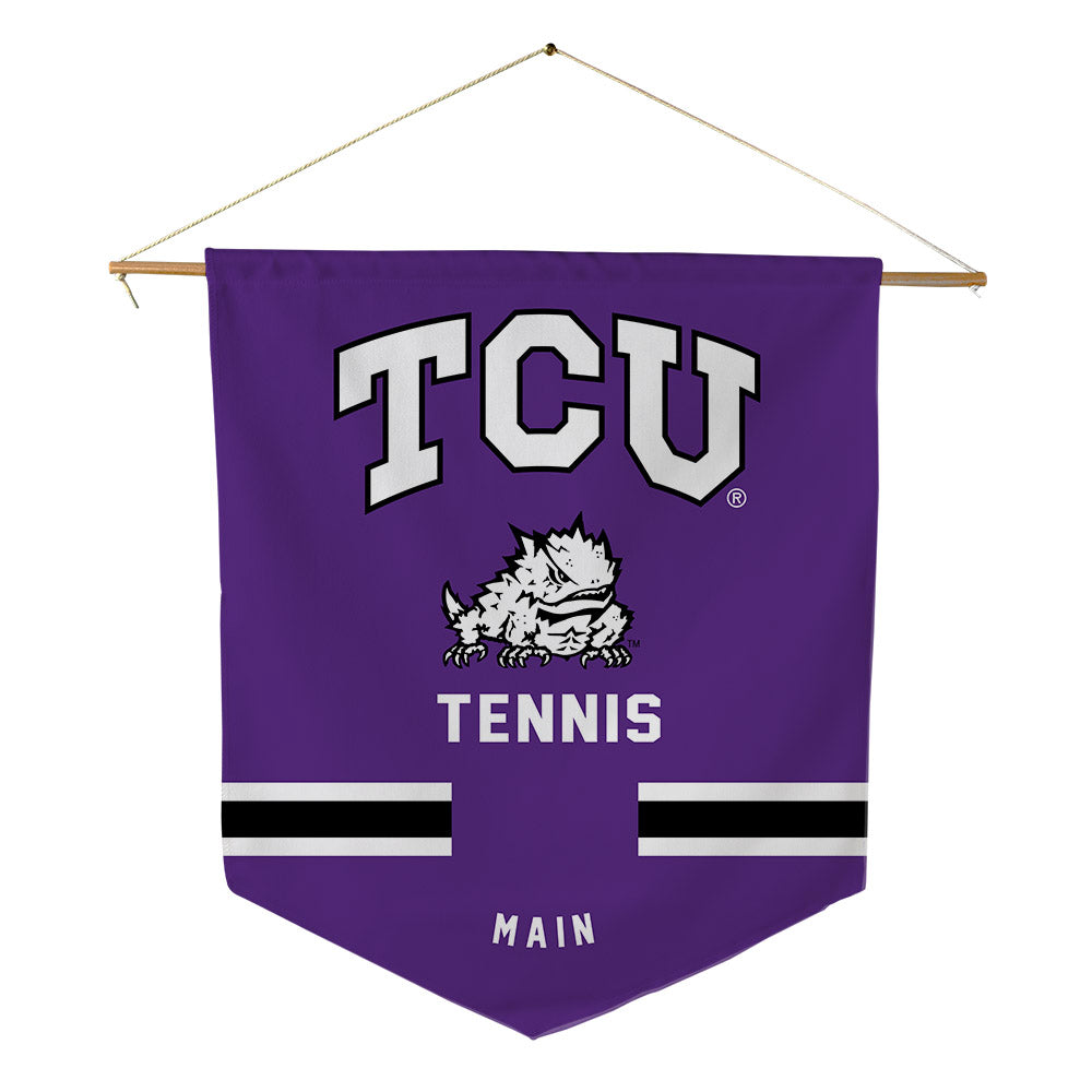 TCU - NCAA Women's Tennis : Tomi Main - Pennant - 18" x 21"-0