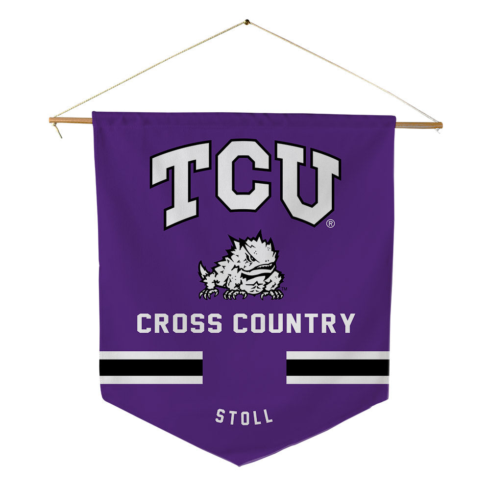 TCU - NCAA Women's Cross Country : Emmy Stoll - Pennant - 18" x 21"-0