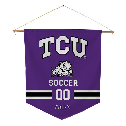 TCU - NCAA Women's Soccer : Claireese Foley - Pennant - 18" x 21"-0