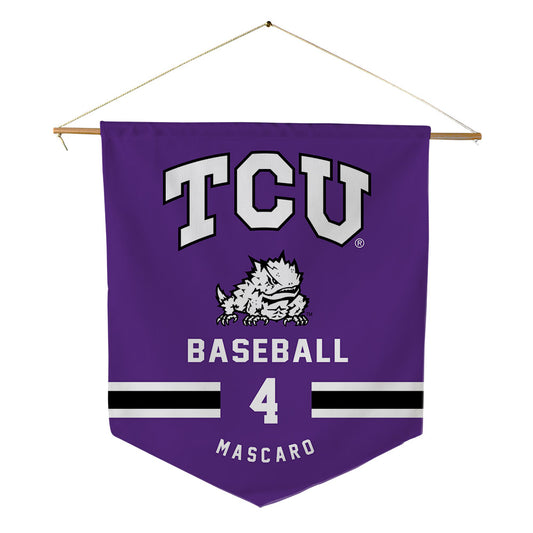 TCU - NCAA Baseball : CJ Mascaro - Pennant - 18" x 21"-0