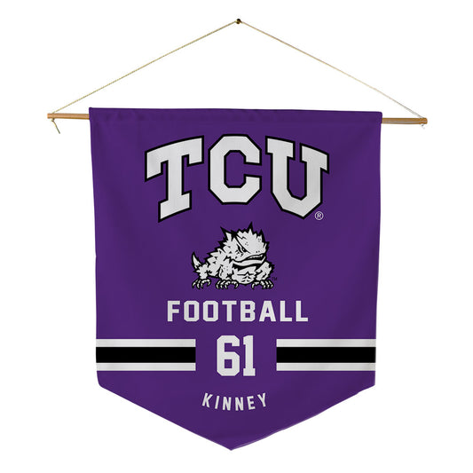 TCU - NCAA Football : Dylan Kinney - Pennant - 18" x 21"-0