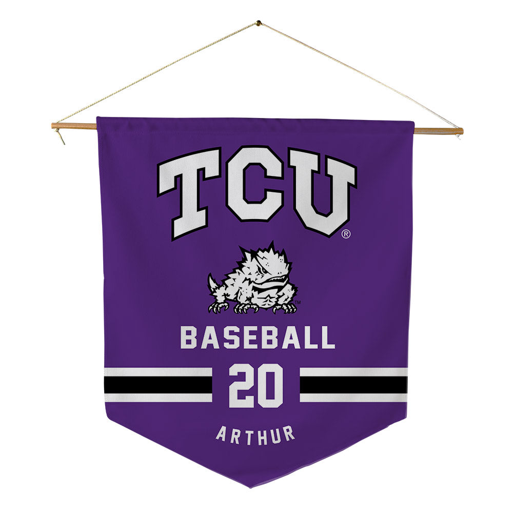 TCU - NCAA Baseball : Jack Arthur - Pennant - 18" x 21"-0