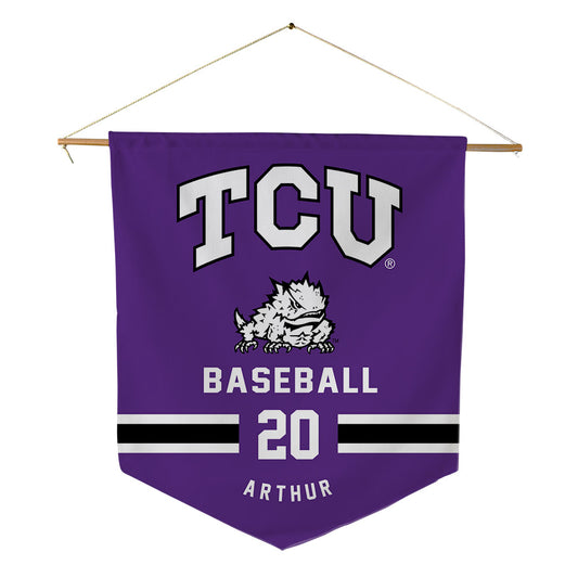 TCU - NCAA Baseball : Jack Arthur - Pennant - 18" x 21"-0