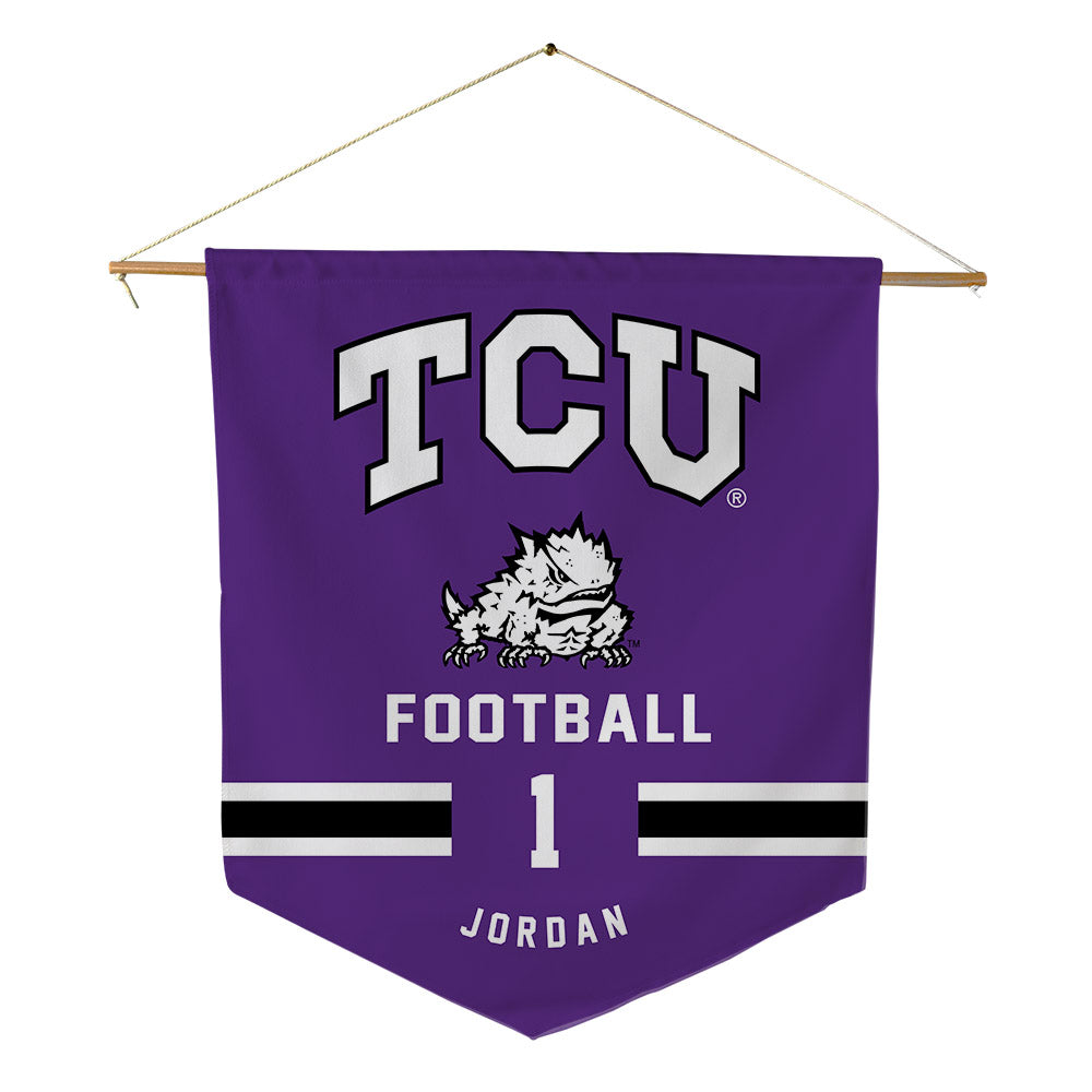 TCU - NCAA Football : Austin Jordan - Pennant - 18" x 21"-0