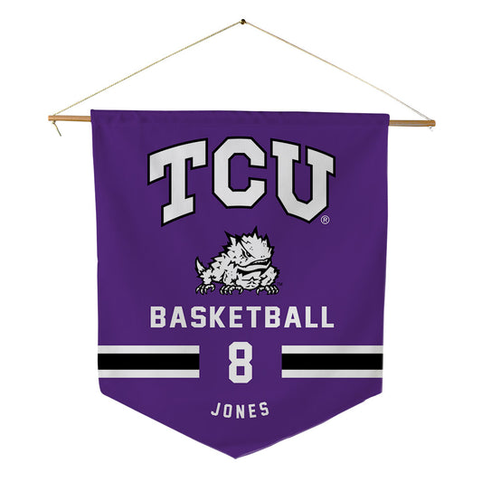 TCU - NCAA Men's Basketball : Robert Jones - Pennant - 18" x 21"-0