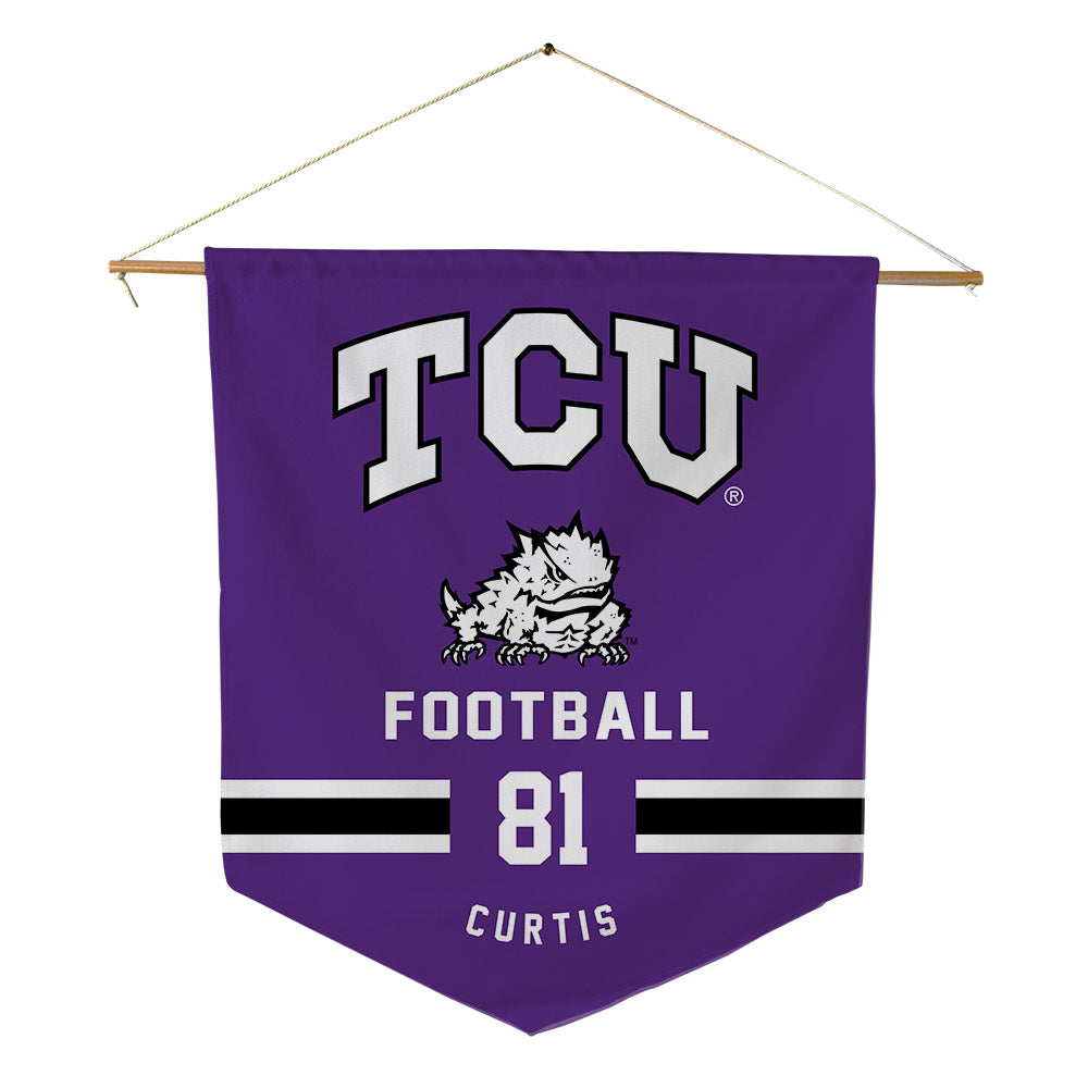 TCU - NCAA Football : Chase Curtis - Pennant - 18" x 21"-0
