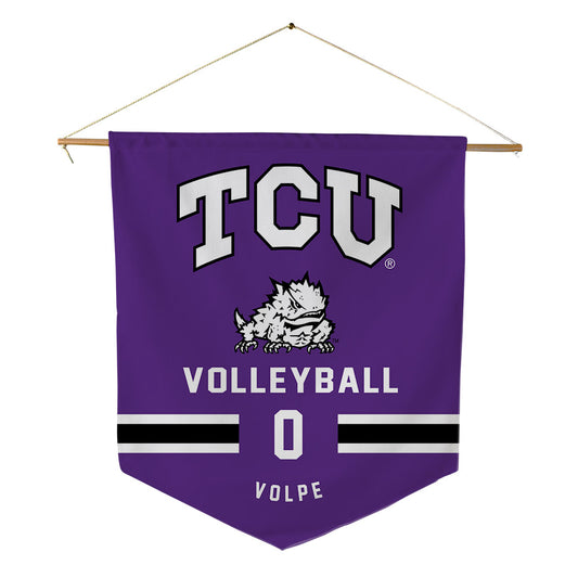 TCU - NCAA Women's Volleyball : Alice Volpe - Pennant - 18" x 21"-0