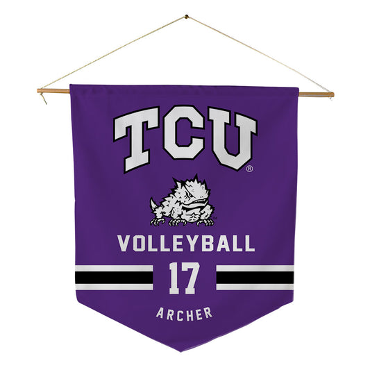 TCU - NCAA Women's Volleyball : Rosemary Archer - Pennant - 18" x 21"-0
