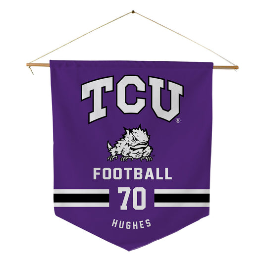 TCU - NCAA Football : Ryan Hughes - Pennant - 18" x 21"-0