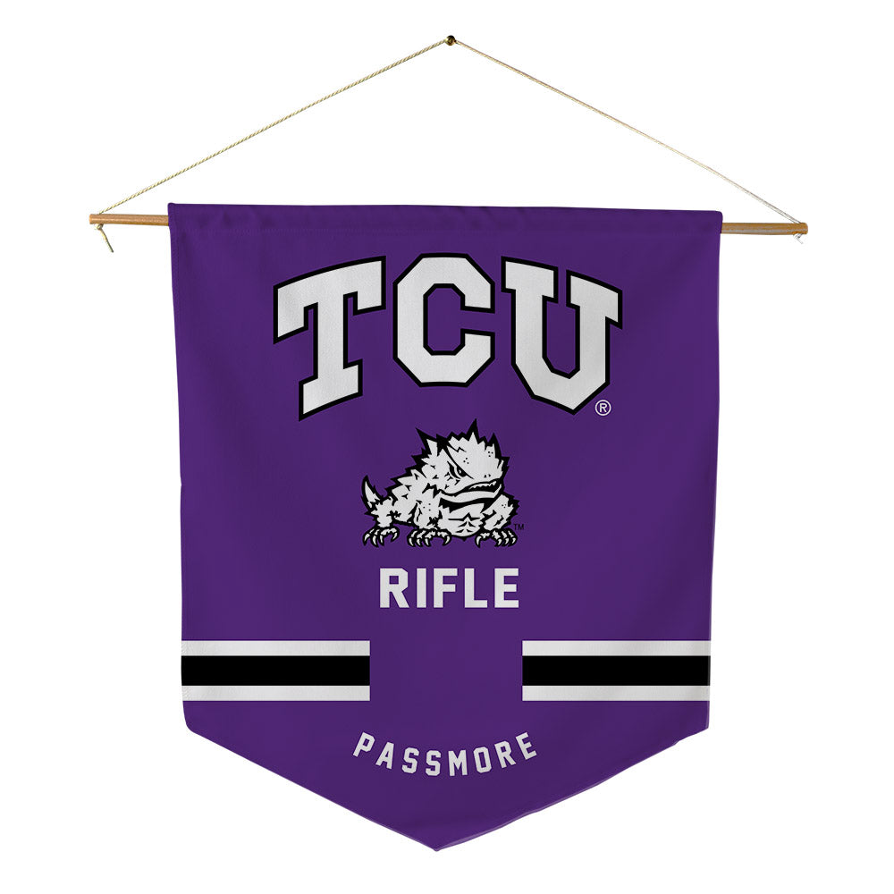 TCU - NCAA Rifle : Rylie Passmore - Pennant - 18" x 21"-0