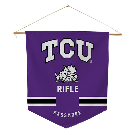TCU - NCAA Rifle : Rylie Passmore - Pennant - 18" x 21"-0