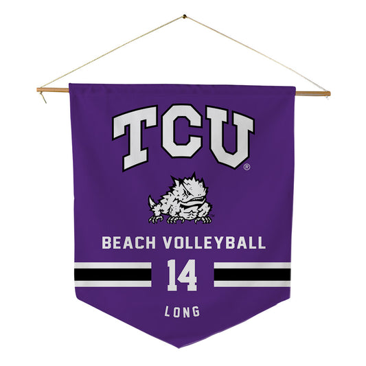 TCU - NCAA Beach Volleyball : Anna Long - Pennant - 18" x 21"-0