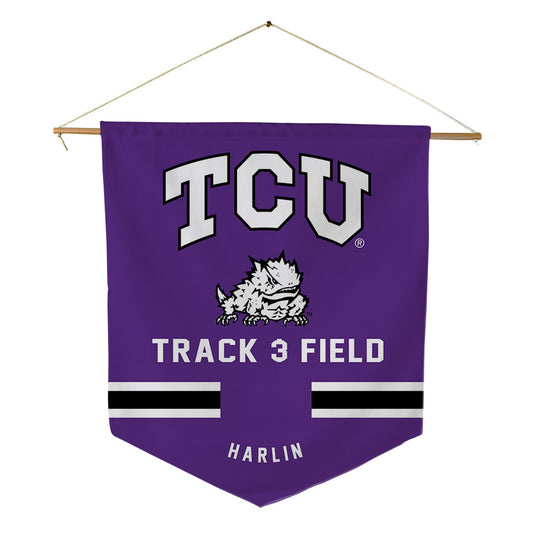 TCU - NCAA Women's Track & Field : TeAnna Harlin - Pennant - 18" x 21"-0