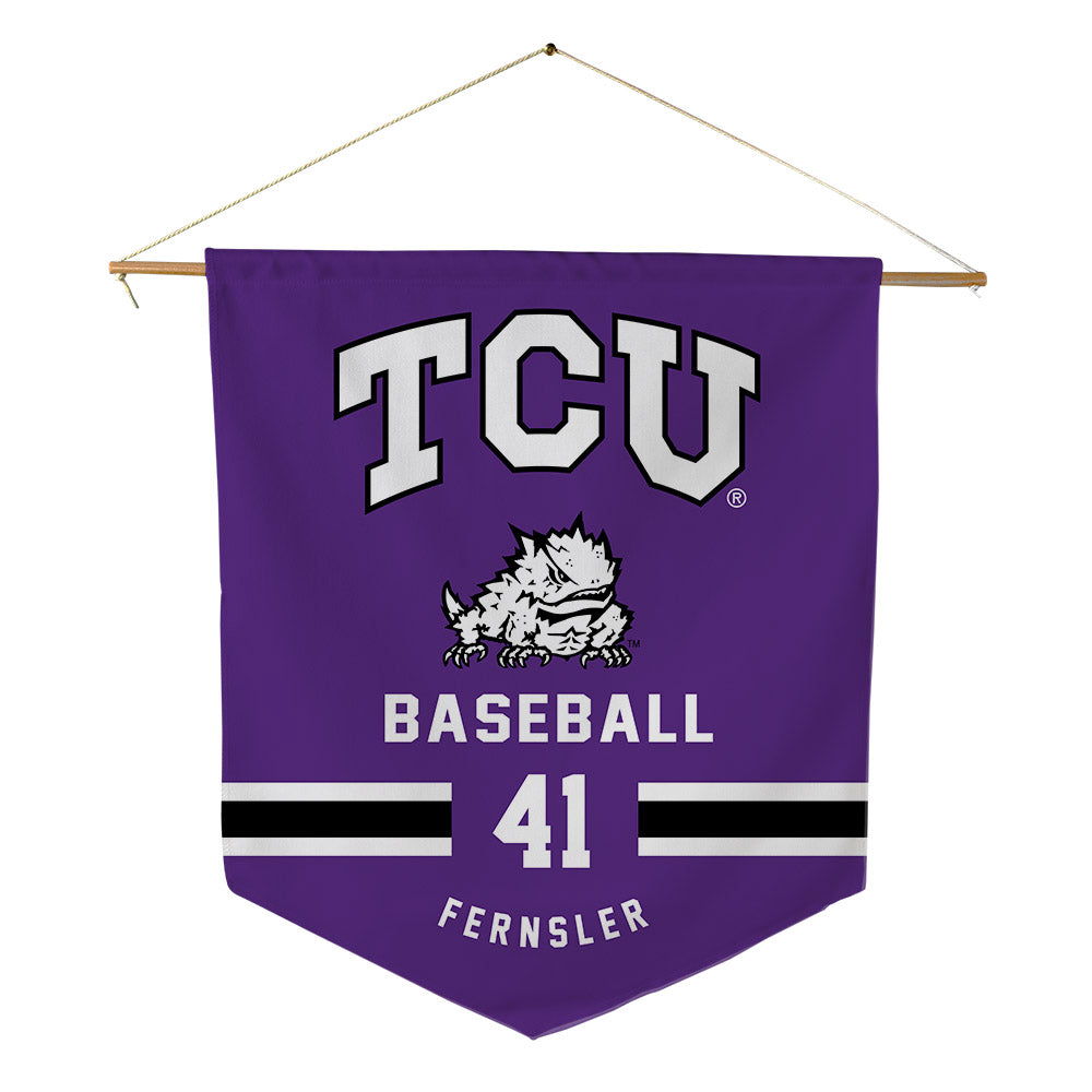 TCU - NCAA Baseball : Uli Fernsler - Pennant - 18" x 21"-0