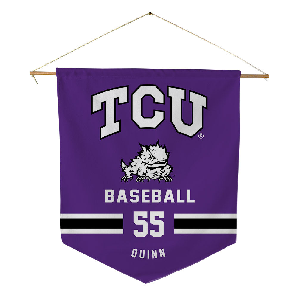 TCU - NCAA Baseball : Walter Quinn - Pennant - 18" x 21"-0
