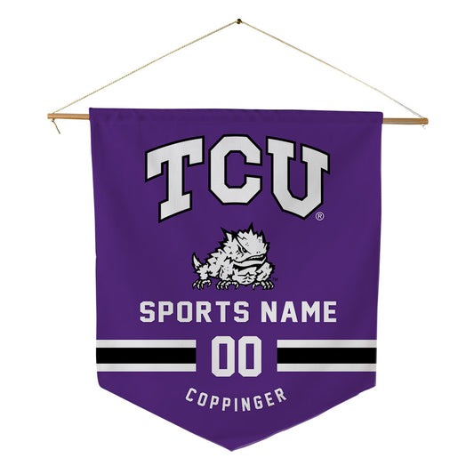 TCU - NCAA Football : Thomas Coppinger - Pennant - 18" x 21"-0