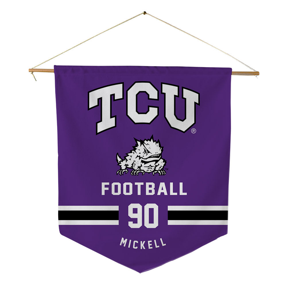 TCU - NCAA Football : Kelten Mickell - Pennant - 18" x 21"-0