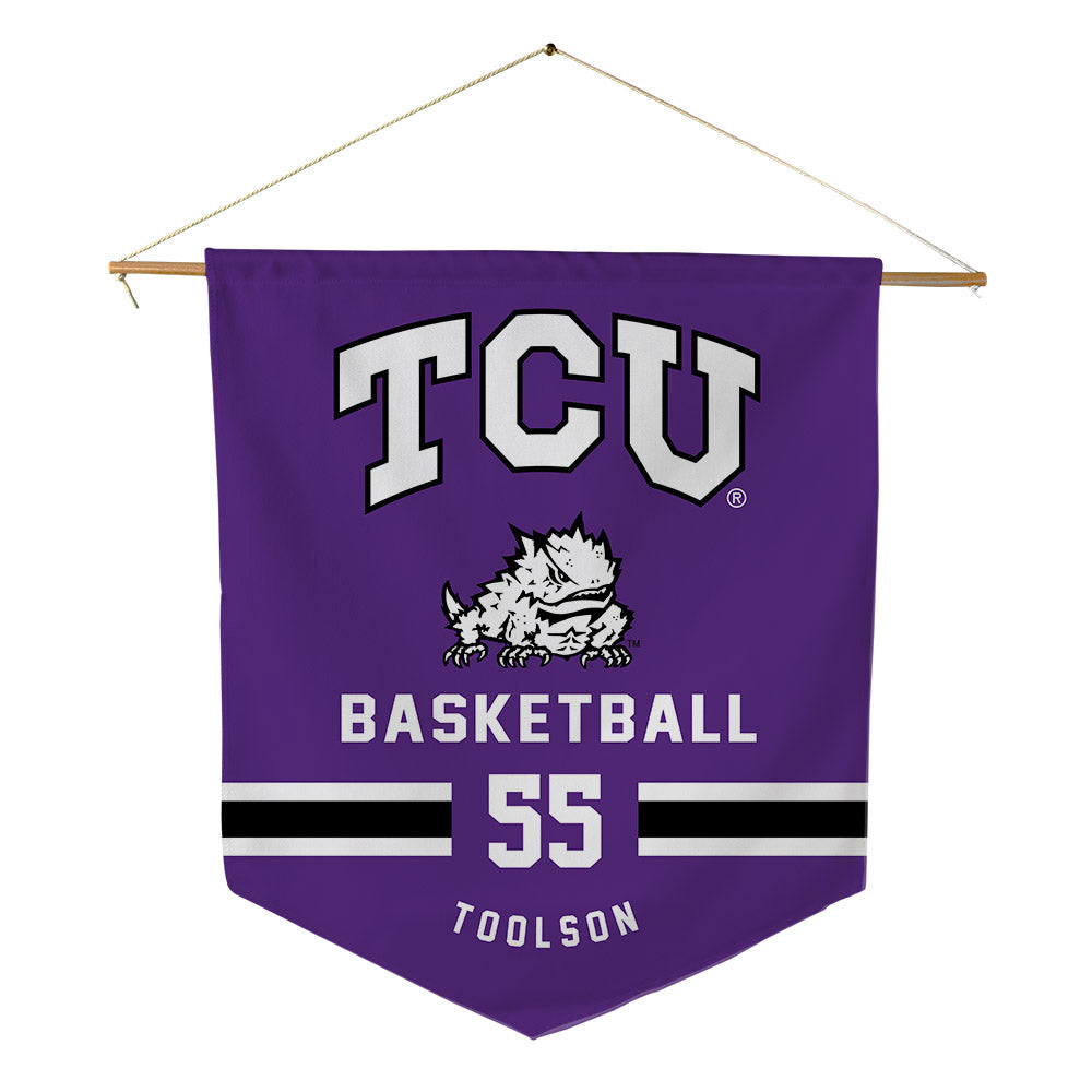 TCU - NCAA Men's Basketball : Tanner Toolson - Pennant - 18" x 21"-0