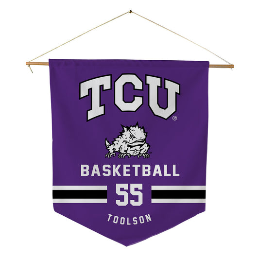 TCU - NCAA Men's Basketball : Tanner Toolson - Pennant - 18" x 21"-0