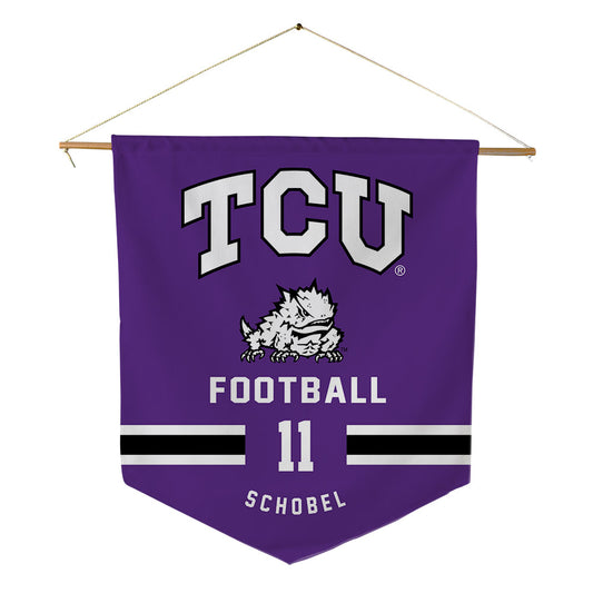 TCU - NCAA Football : Adam Schobel - Pennant - 18" x 21"-0
