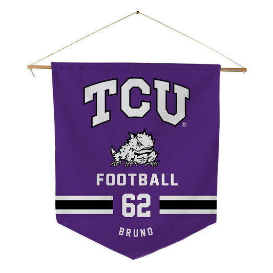 TCU - NCAA Football : Carson Bruno - Pennant - 18" x 21"-0