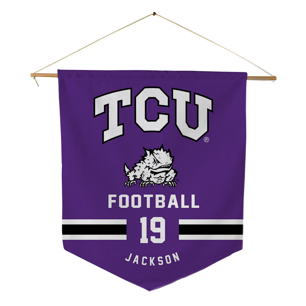 TCU - NCAA Football : Kylin Jackson - Pennant - 18" x 21"-0