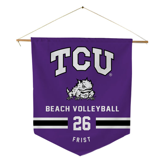 TCU - NCAA Beach Volleyball : Hallie Corinne Frist - Pennant - 18" x 21"-0