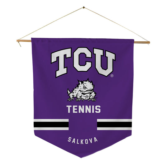 TCU - NCAA Women's Tennis : Natalie Salkova - Pennant - 18" x 21"-0