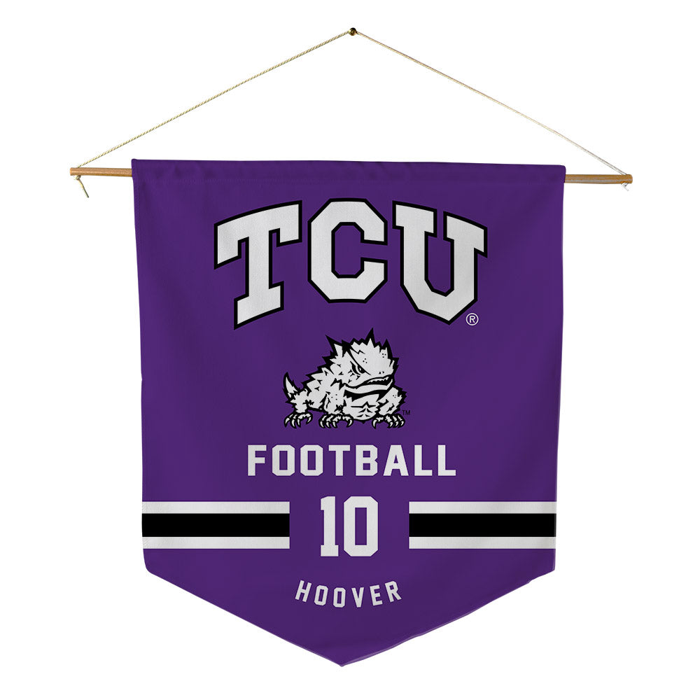 TCU - NCAA Football : Josh Hoover - Pennant - 18" x 21"-0