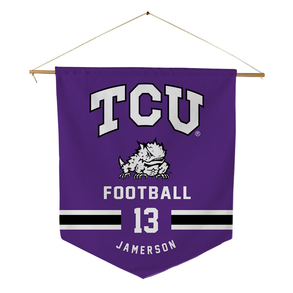 TCU - NCAA Football : Cam Jamerson - Pennant - 18" x 21"-0