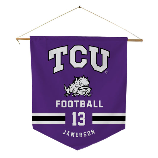 TCU - NCAA Football : Cam Jamerson - Pennant - 18" x 21"-0