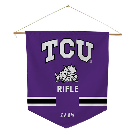 TCU - NCAA Rifle : Katie Zaun - Pennant - 18" x 21"-0