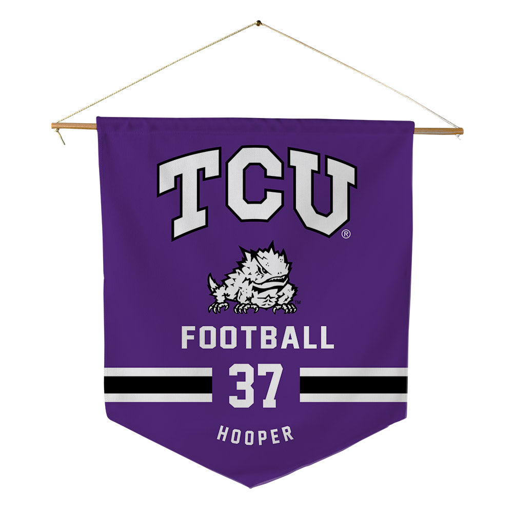 TCU - NCAA Football : Hudson Hooper - Pennant - 18" x 21"-0