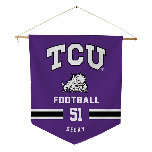 TCU - NCAA Football : Coltin Deery - Pennant - 18" x 21"-0