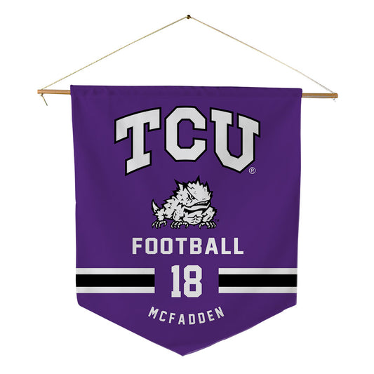 TCU - NCAA Football : Kaden McFadden - Pennant - 18" x 21"-0